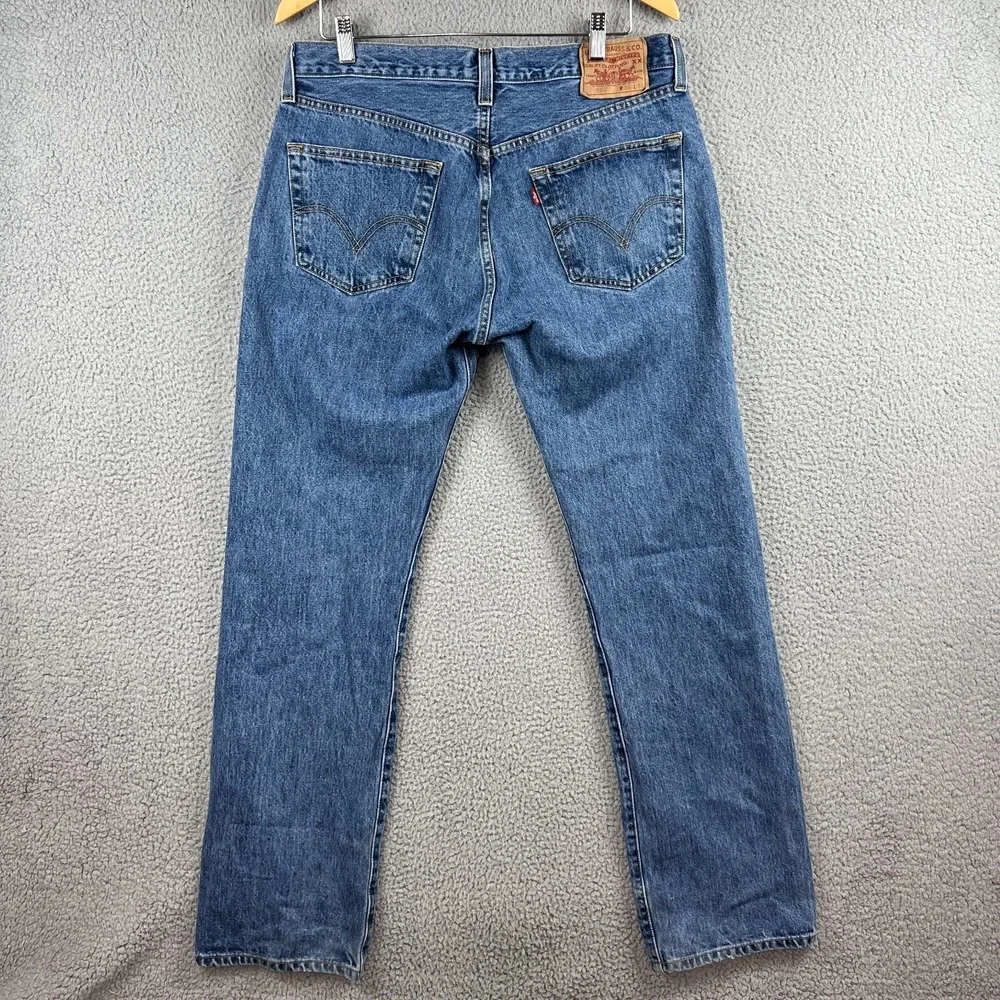 Vintage Levi Strauss 501 Button Fly Denim‎ Jeans Levis Mens 36x34 90's Y2K